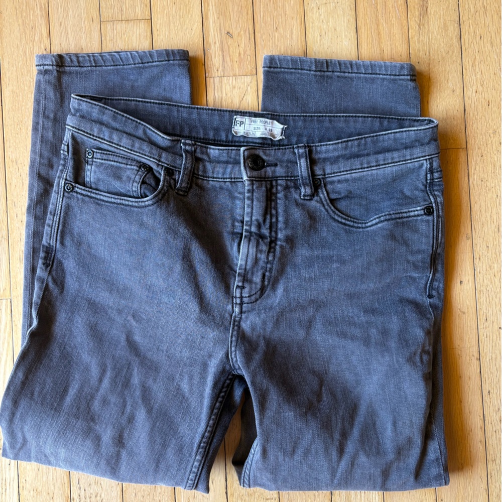 Free People Gray Women's Jeans